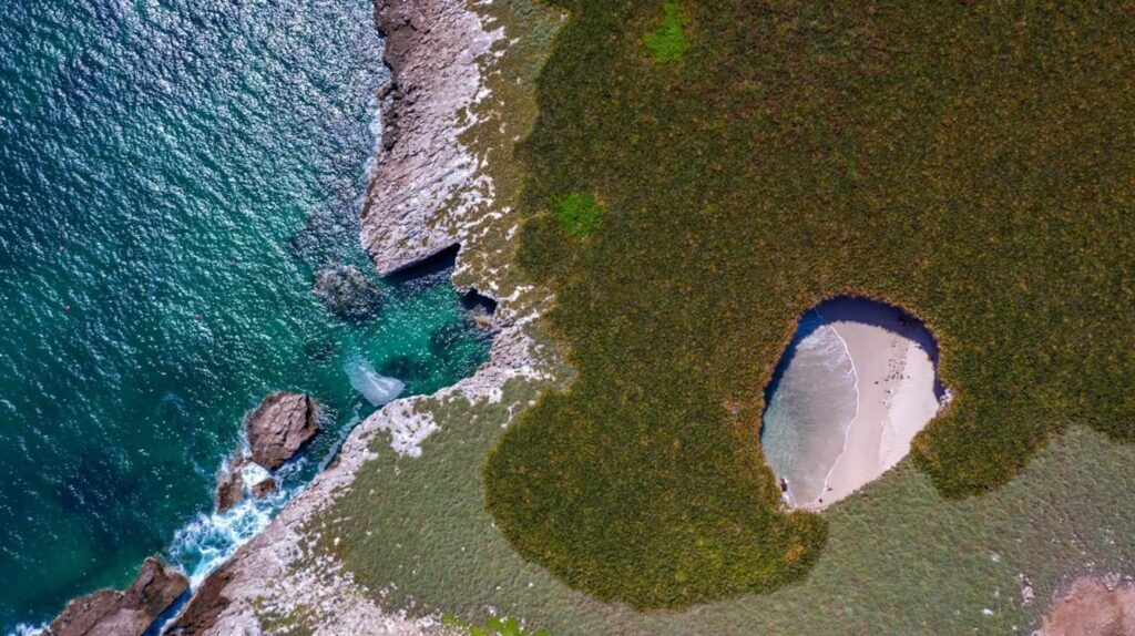 marietas island from above